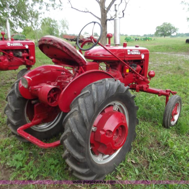 image for item C2110 1940 Mccormick Farmall A Culti-Vision tractor