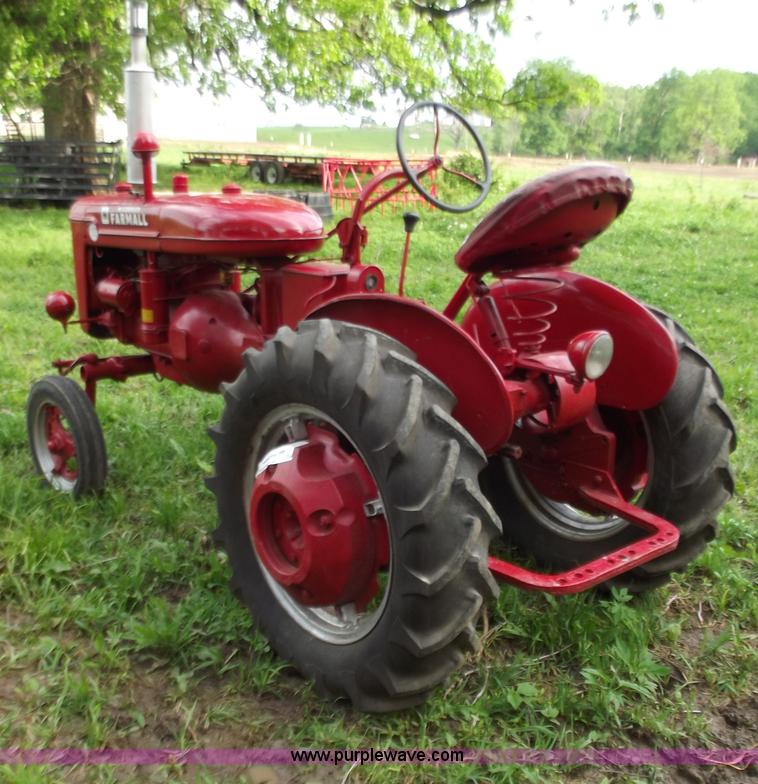 image for item C2110 1940 Mccormick Farmall A Culti-Vision tractor