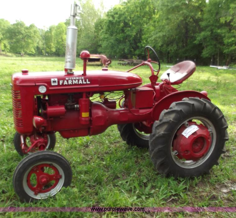image for item C2110 1940 Mccormick Farmall A Culti-Vision tractor