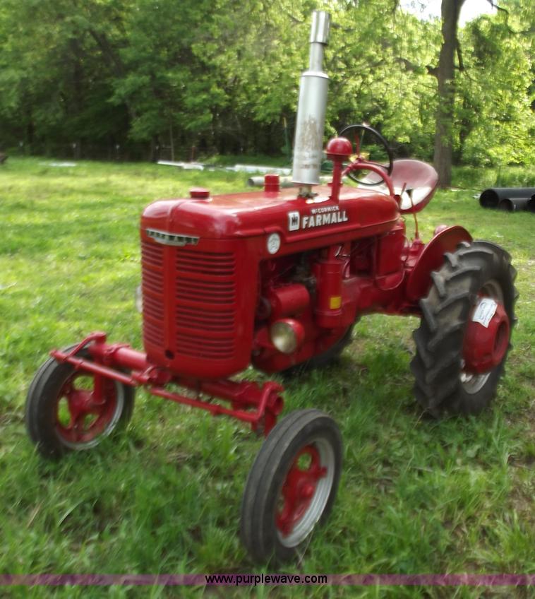 image for item C2110 1940 Mccormick Farmall A Culti-Vision tractor