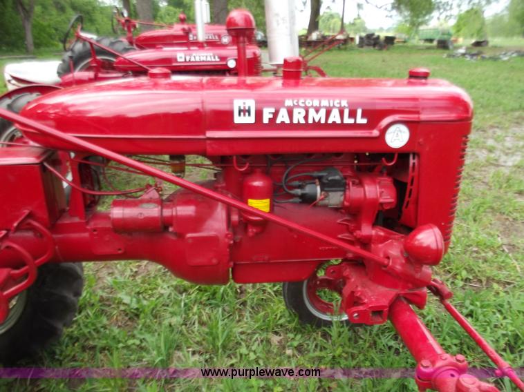 image for item C2110 1940 Mccormick Farmall A Culti-Vision tractor