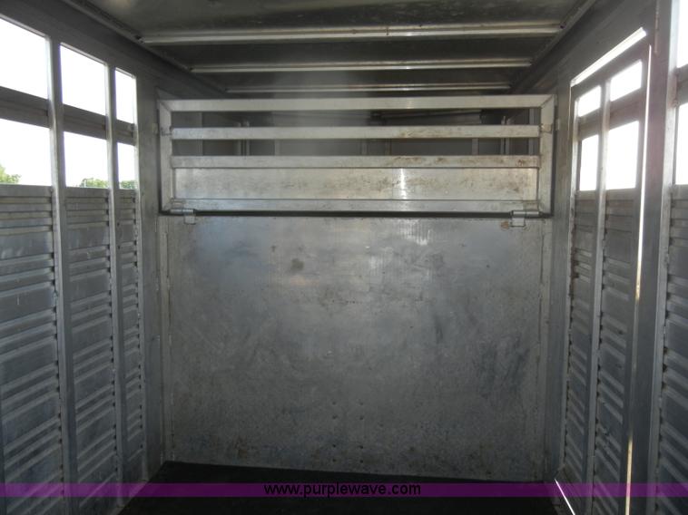 image for item D4060 2006 Liberty 20' gooseneck stock trailer