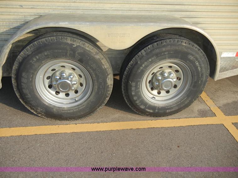 image for item D4060 2006 Liberty 20' gooseneck stock trailer