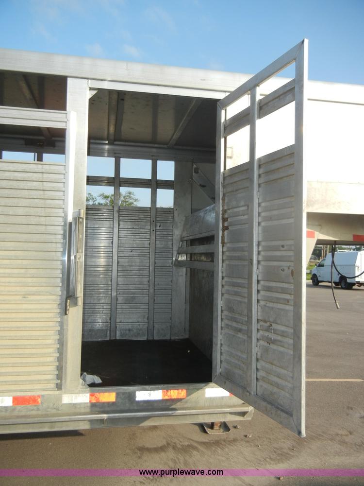 image for item D4060 2006 Liberty 20' gooseneck stock trailer