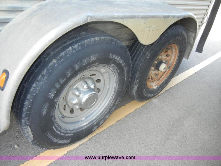 image for item D4060 2006 Liberty 20' gooseneck stock trailer