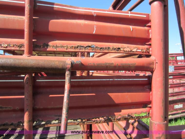 image for item D5508 1994 Coose gooseneck livestock trailer