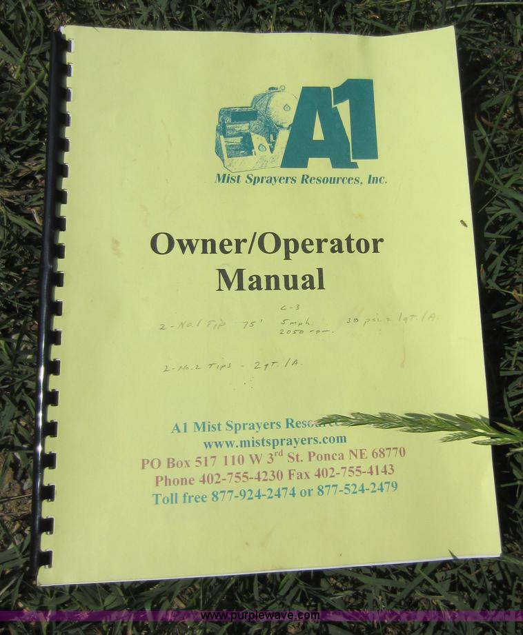 image for item D5537 2006 A1 mist sprayer