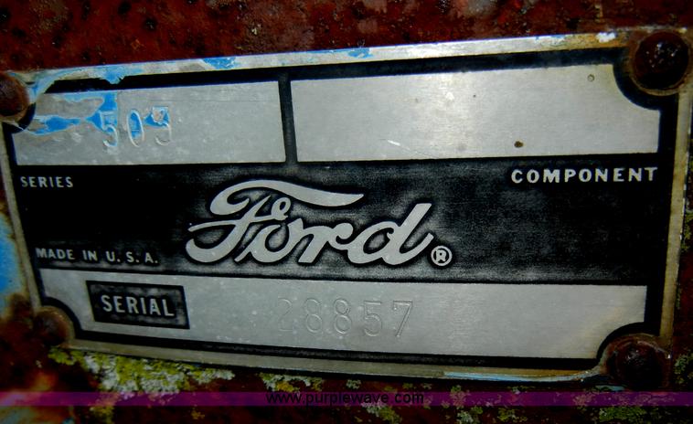 image for item K9223 Ford three point side rake