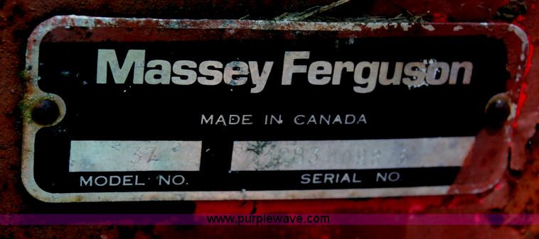 image for item O9288 Massey-Ferguson 37 hay rake