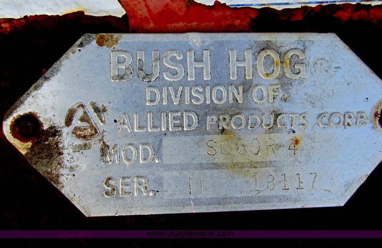 image for item V9079 Bush Hog 5' rotary mower