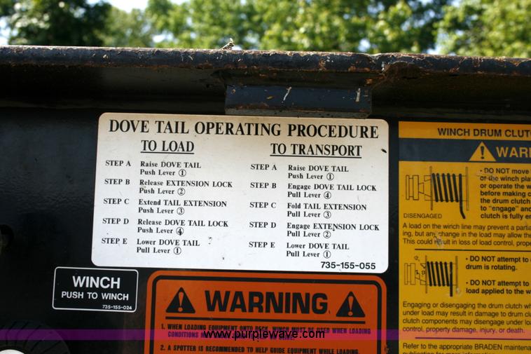 image for item A4936 2007 Trail King TK70HT Hydratail 48' trailer