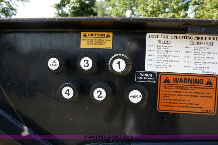 image for item A4936 2007 Trail King TK70HT Hydratail 48' trailer