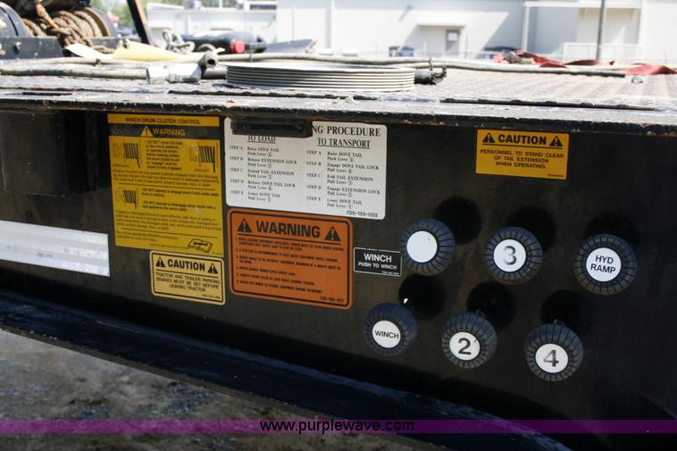 image for item A4936 2007 Trail King TK70HT Hydratail 48' trailer