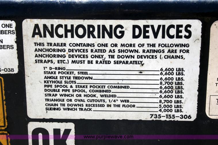 image for item A4936 2007 Trail King TK70HT Hydratail 48' trailer