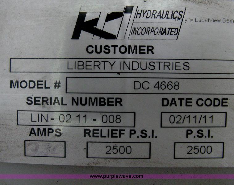 image for item A6371 2011 Liberty tandem axle dump trailer