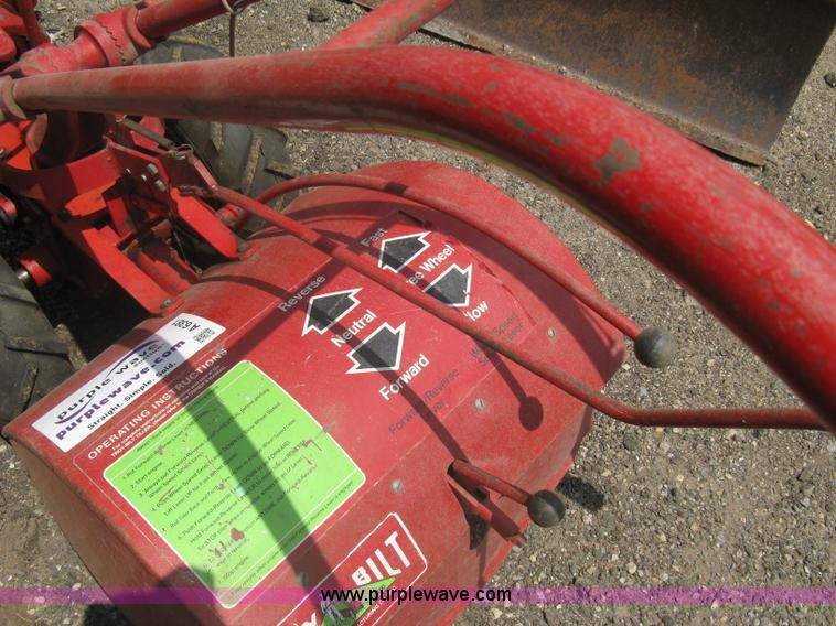 image for item A6381 Troy-Bilt rear tine roto tiller