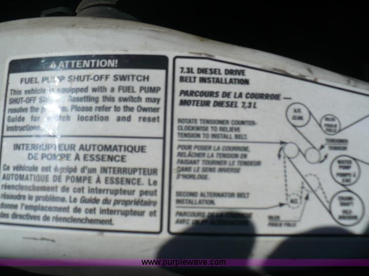 image for item B1280 2002 Ford F550 utility pickup truck