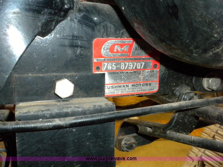 image for item B1282 1965 Cushman motorcycle