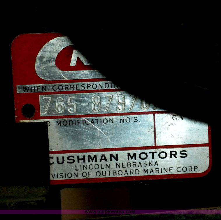 image for item B1282 1965 Cushman motorcycle