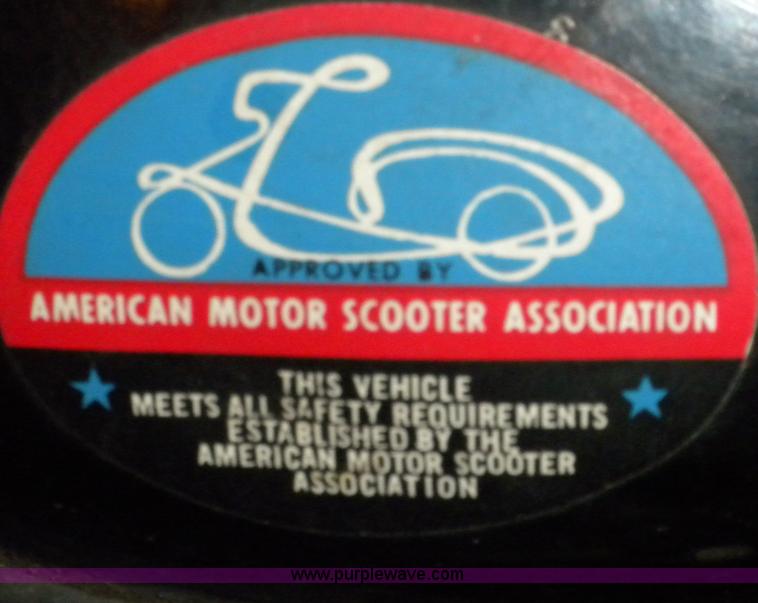 image for item B1282 1965 Cushman motorcycle