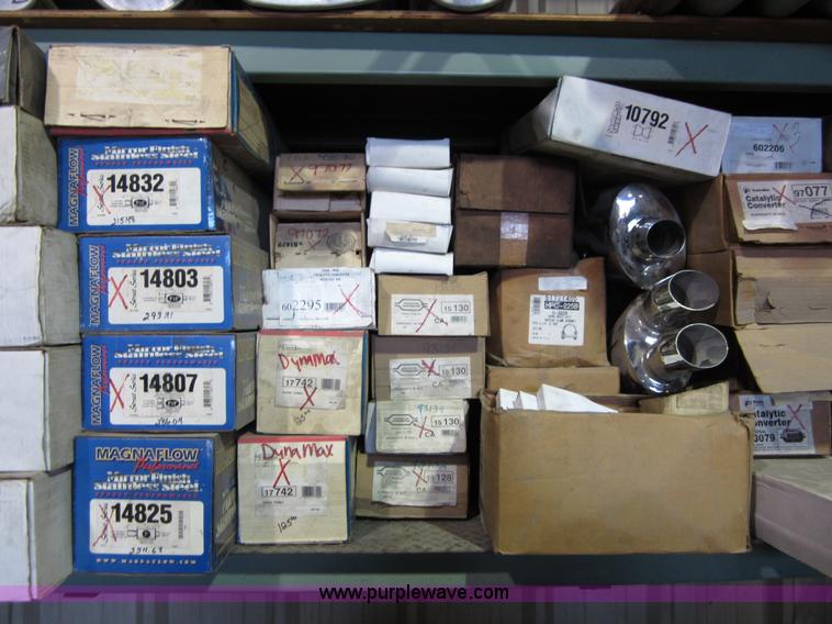 image for item B3212 Assorted unused muffler inventory