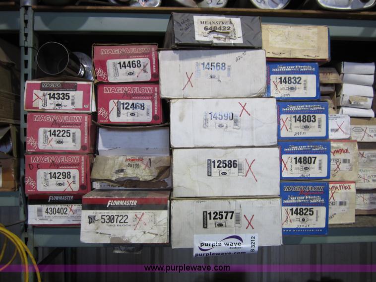 image for item B3212 Assorted unused muffler inventory