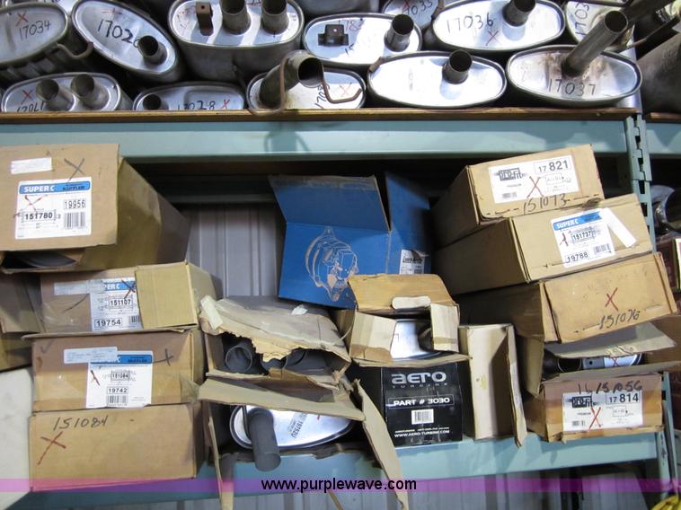 image for item B3212 Assorted unused muffler inventory