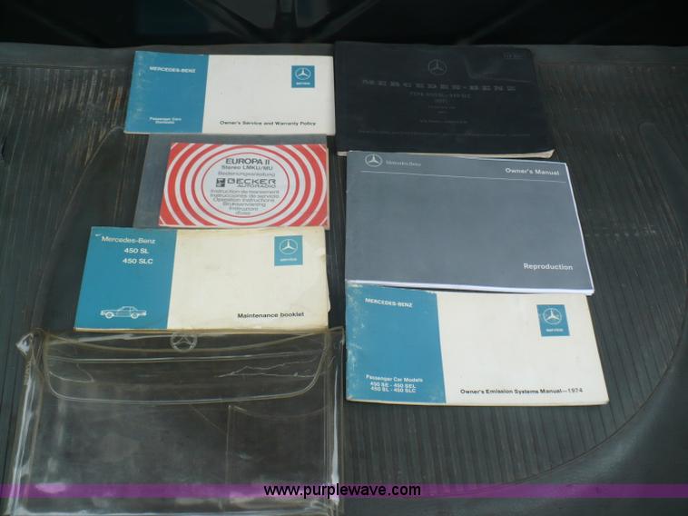 image for item B6365 1974 Mercedes Benz 450SL convertible hard top