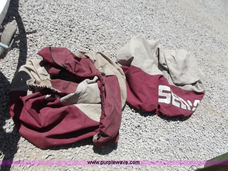 image for item C2048 (2) 1999 Bombarbier GTI Sea-Doos with trailer