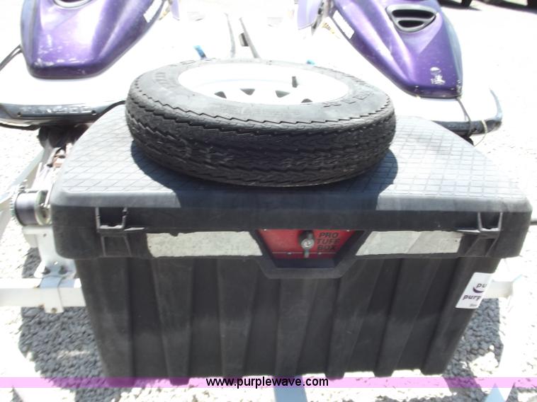 image for item C2048 (2) 1999 Bombarbier GTI Sea-Doos with trailer