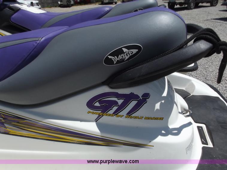 image for item C2048 (2) 1999 Bombarbier GTI Sea-Doos with trailer