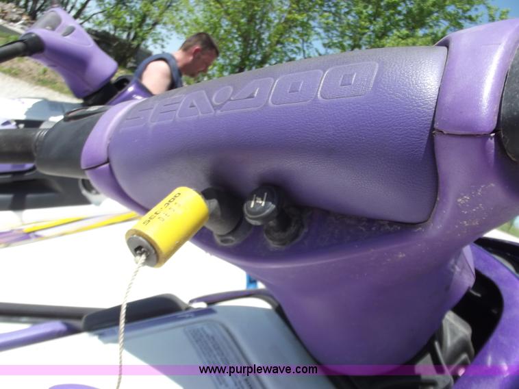 image for item C2048 (2) 1999 Bombarbier GTI Sea-Doos with trailer