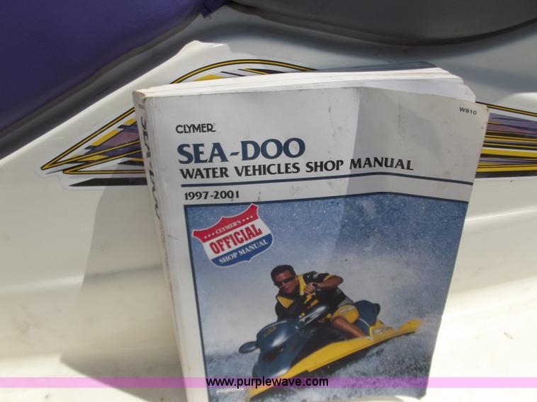 image for item C2048 (2) 1999 Bombarbier GTI Sea-Doos with trailer