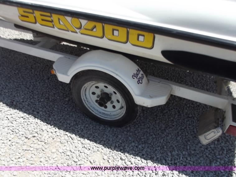 image for item C2048 (2) 1999 Bombarbier GTI Sea-Doos with trailer