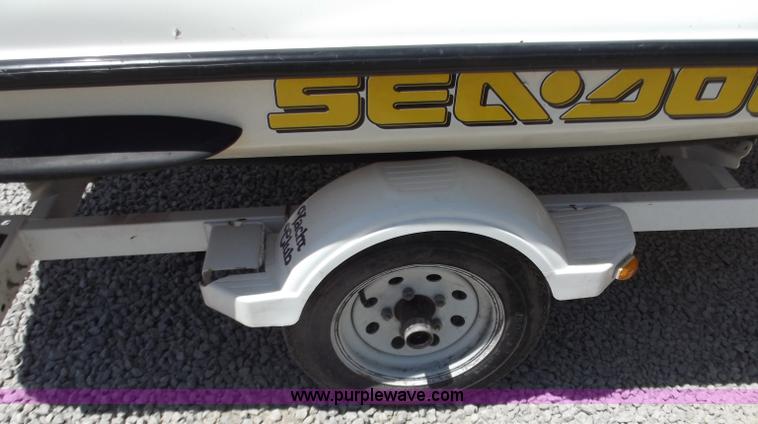 image for item C2048 (2) 1999 Bombarbier GTI Sea-Doos with trailer