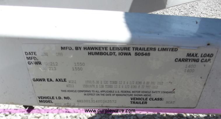 image for item C2048 (2) 1999 Bombarbier GTI Sea-Doos with trailer