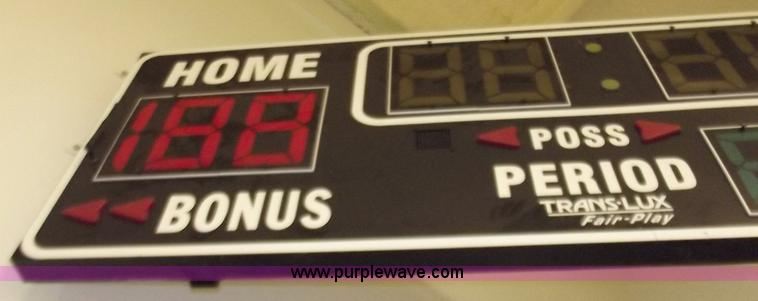 image for item C2052 Trans-Lux Fair-Play scoreboard
