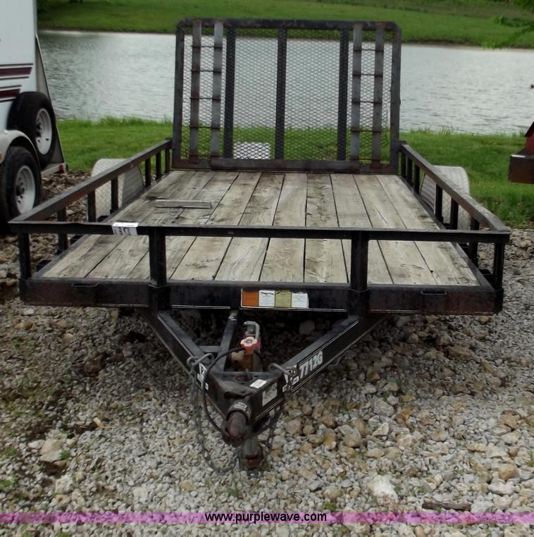 image for item C2090 2003 PJ 7712G 12' utility trailer
