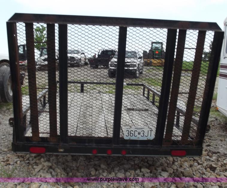 image for item C2090 2003 PJ 7712G 12' utility trailer