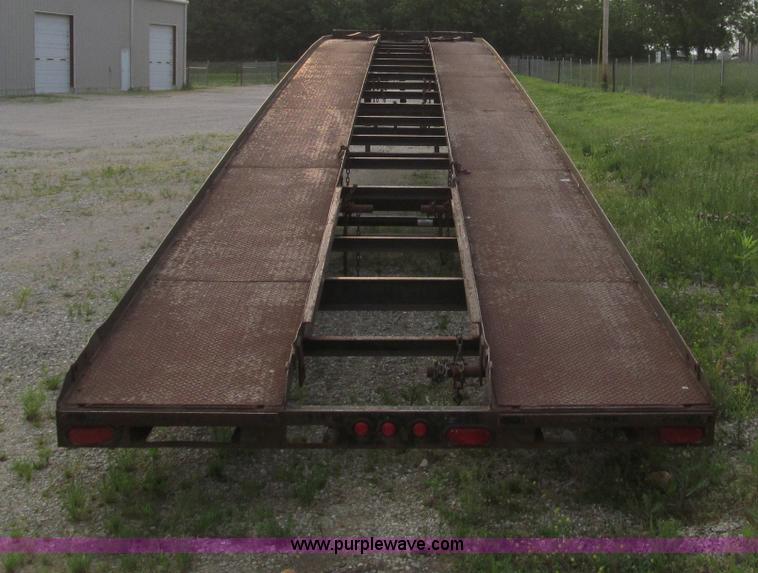 image for item D3131 2000 Kaufman W53 triple axle three car hauler