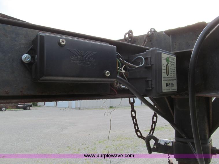 image for item D3131 2000 Kaufman W53 triple axle three car hauler