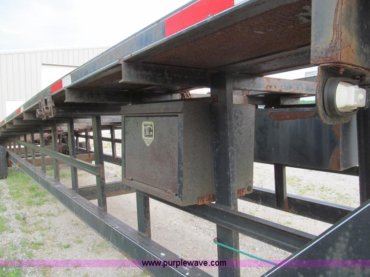 image for item D3131 2000 Kaufman W53 triple axle three car hauler