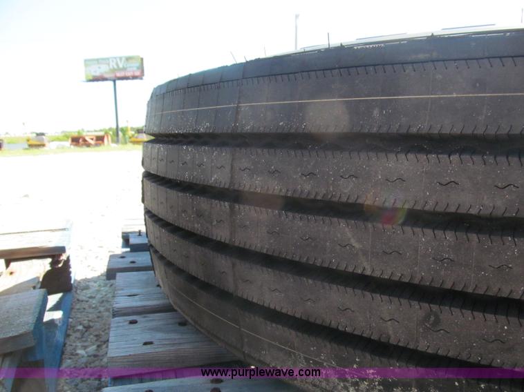image for item D3258 (2) 275/80R22.5 steer tires