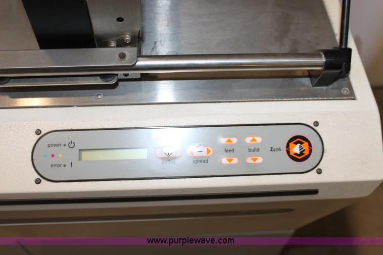 image for item L9723 Z corporation Z406 3D printer