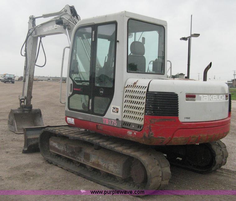 image for item A6328 2003 Takeuchi TB175 excavator