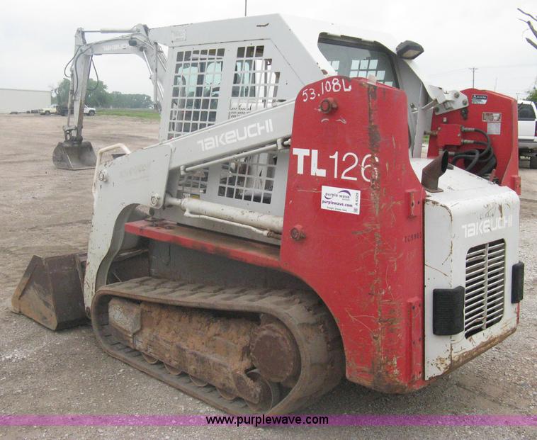 image for item A6329 1999 Takeuchi TL126 track skid steer