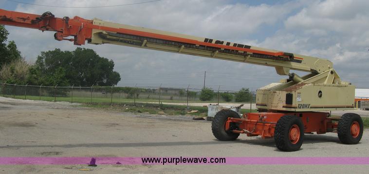 image for item A6338 1998 JLG 120HX telescoping boom lift