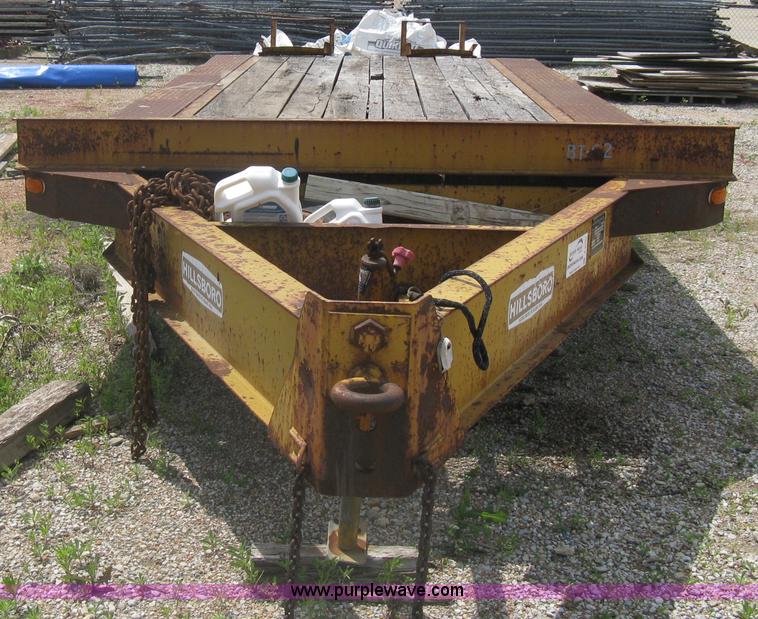 image for item A6355 1981 Hillsboro triple axle equipment trailer