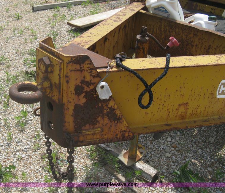 image for item A6355 1981 Hillsboro triple axle equipment trailer