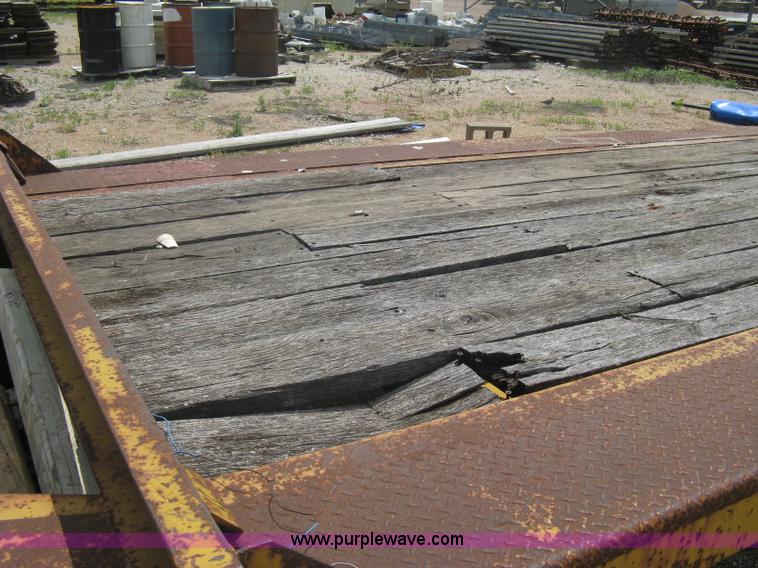 image for item A6355 1981 Hillsboro triple axle equipment trailer